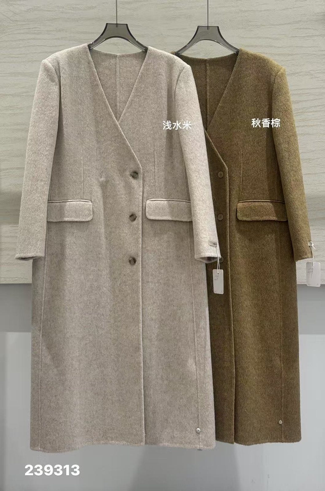Wholesale Women's 100% Wool Coat 239313 - OEM ODM Coat & Blazer Supplier