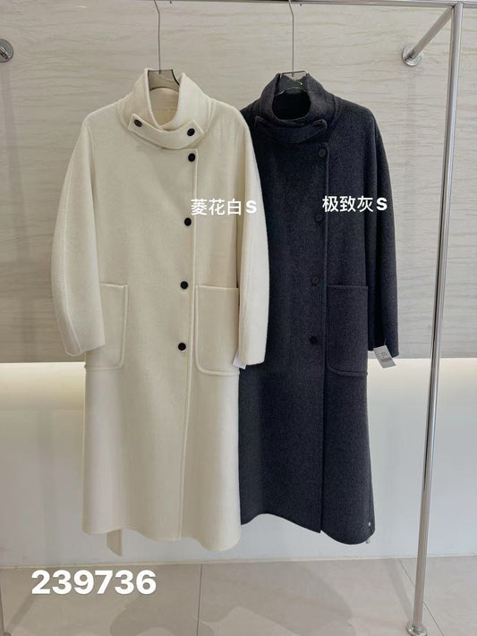 Wholesale Women's Wool Blend Coat 239736 - OEM ODM Coat & Blazer Supplier