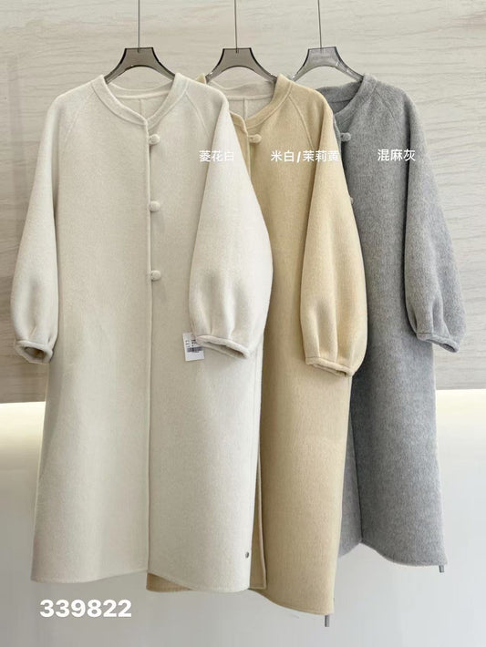 Wholesale Women's Wool Blend Coat 339822 - OEM ODM Coat & Blazer Supplier