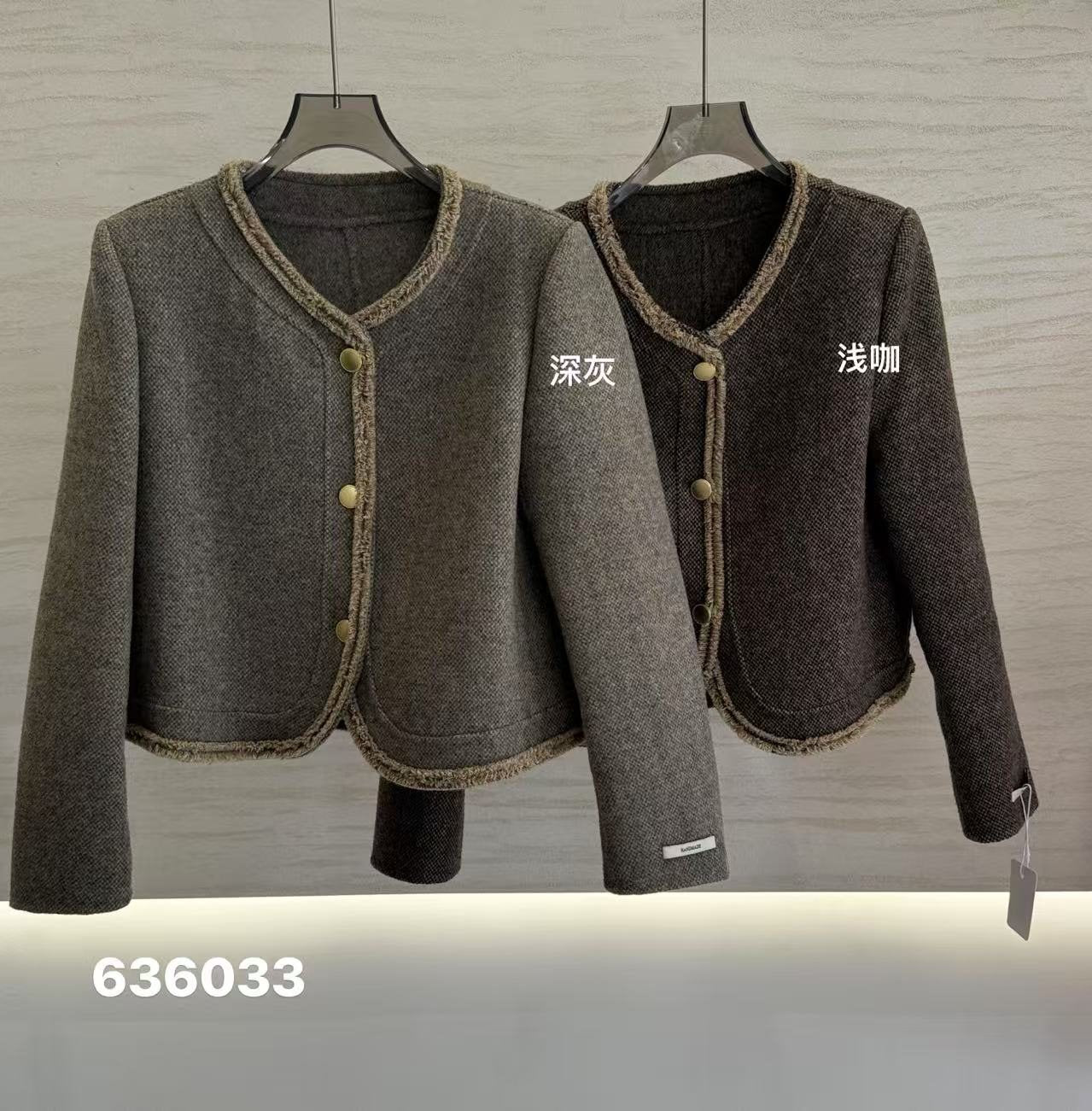 Wholesale Women's Wool Blend Coat 636033 - OEM ODM Coat & Blazer Supplier
