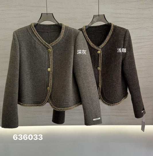 Wholesale Women's Wool Blend Coat 636033 - OEM ODM Coat & Blazer Supplier