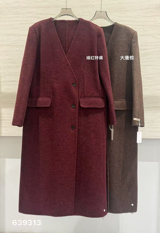 Wholesale Women's Wool Blend Coat 639313 - OEM ODM Coat & Blazer Supplier