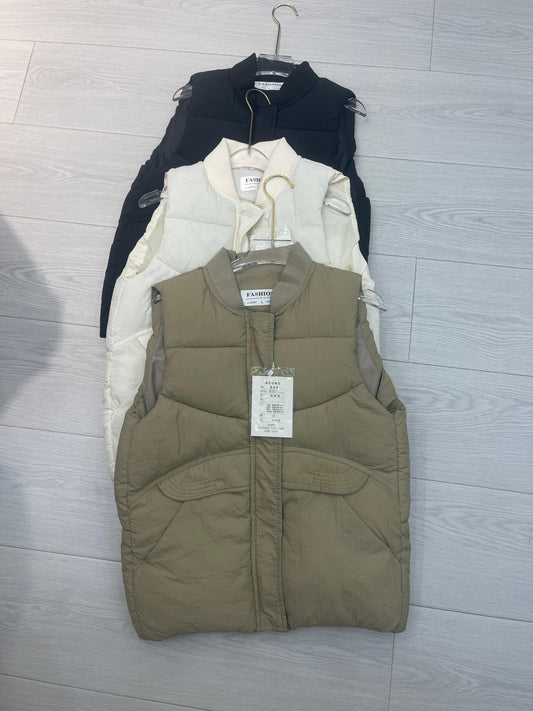 Women's Hooded Puffer Vest wholesale PB-PJ-2026-011 image 1
