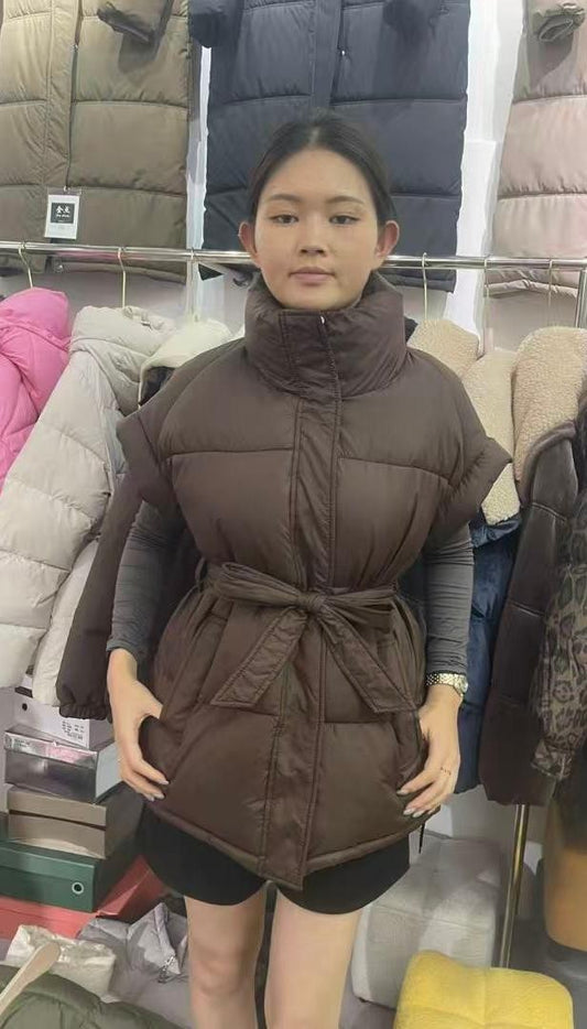 Women's Hooded Puffer Vest wholesale PB-PJ-2026-041 image 1