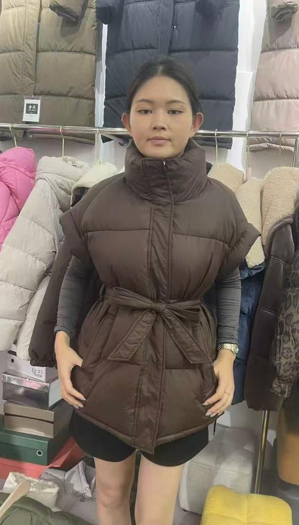 Women's Hooded Puffer Vest wholesale PB-PJ-2026-041 image 1